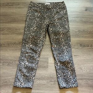 Maurices Women’s Leopard Print Skinny Jeans - Brown & Black